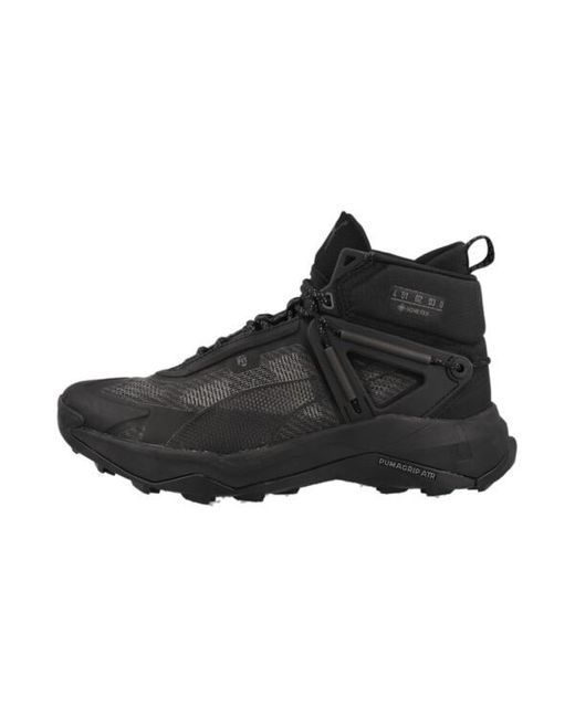 PUMA Black Seasons Explore Nitroâ¢ Mid Gore-Tex Hiking Shoes