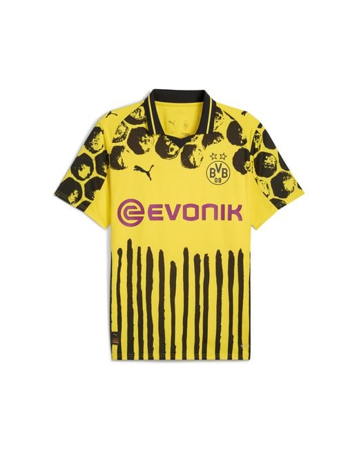 PUMA Kidsuper X Borussia Dortmund Shirt Voor Zwart/Geel, Maat in het Yellow voor heren