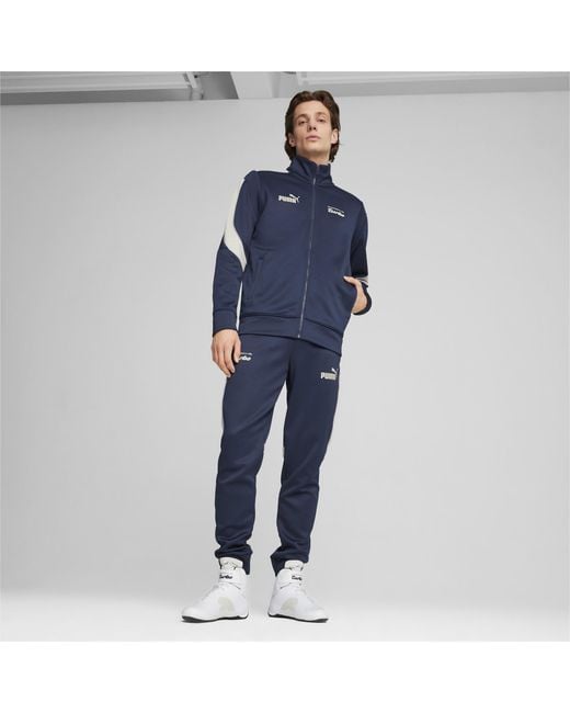 PUMA Blue Porsche Legacy Mt7+ Track Jacket for men
