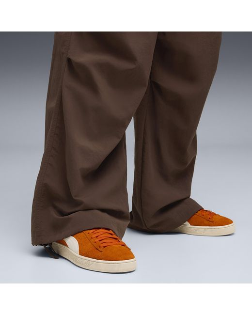PUMA Orange Suede Charles F. Stead Iv Sneakers for men