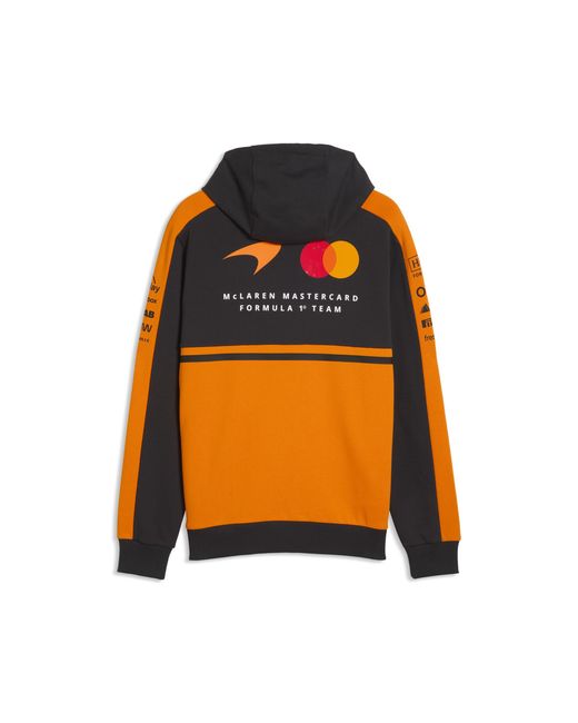 PUMA Orange Mclaren Mastercard F1 Team Replica Hoodie Shoes for men