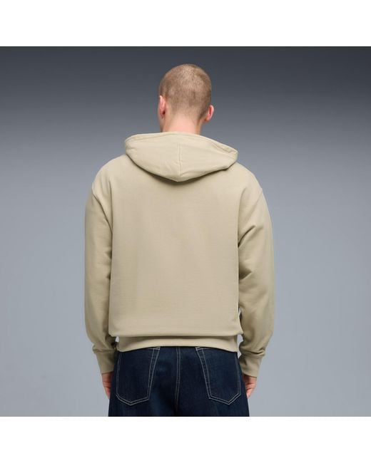 PUMA Gray Wardrobe Essentials Relaxed Hoodie for men