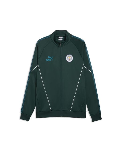 PUMA Manchester City King Anthem Jacke Herren, Kleidung in Green für Herren
