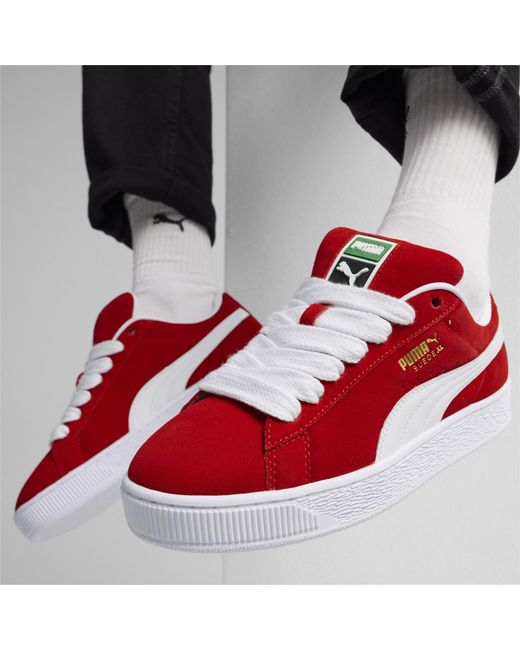 PUMA Red Suede XL Sneakers Schuhe