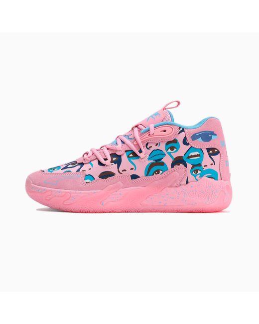 Zapatillas de Baloncesto Mb.03 Super Para Niños PUMA de color Pink