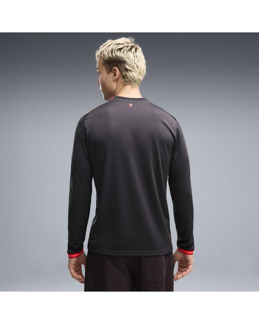 PUMA Black Ac Milan 26/27 Third Long Sleeve Jersey for men