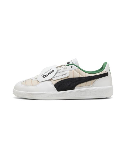 PUMA White Porsche Legacy Palermo Pinstripe Sneakers Schuhe