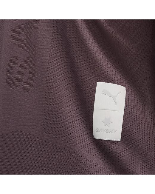PUMA X Saysky Singlet Voor Maat in het Purple