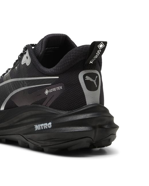 PUMA Black Voyage Nitroâ 4 Gore-Texâ Waterproof Trail Running Shoes