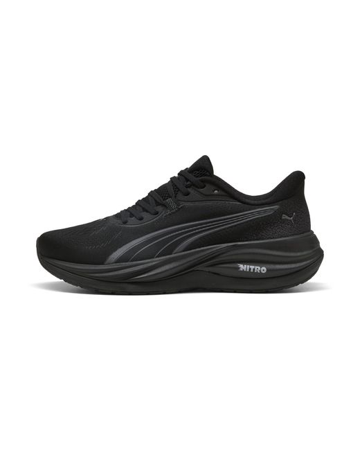PUMA Black Electrify Nitro 5 Running Shoes for men