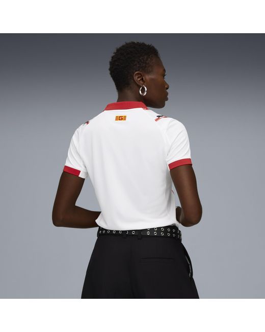 PUMA Black Girona Fc 25/26 Heimtrikot Damen, Kleidung, /Rot