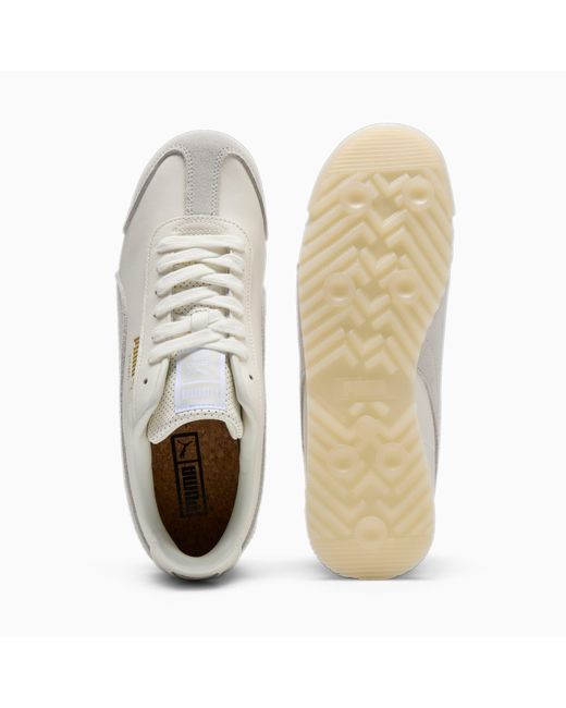 PUMA White Roma Classics Sneakers Schuhe