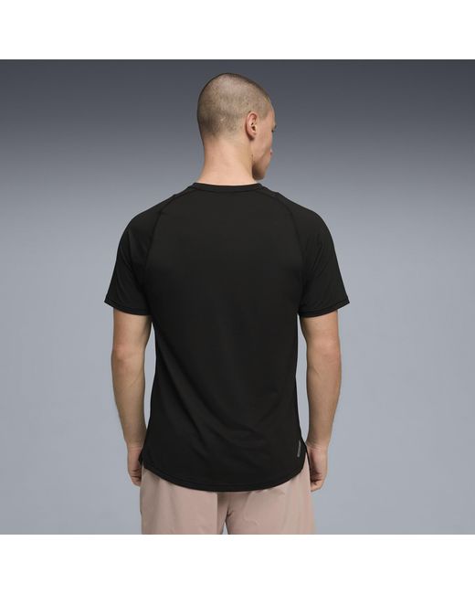 PUMA Black Pwrmode Training Training T-Shirt for men