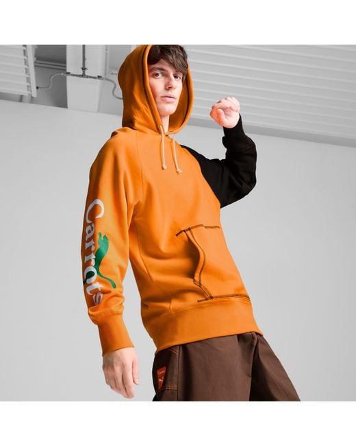 Felpa Con Cappuccio X Carrots Da Altro da Uomo di PUMA in Arancione Lyst