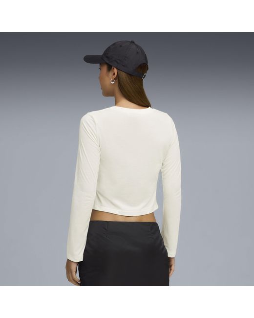 T-shirt À Manches Longues X Rosé PUMA en coloris White