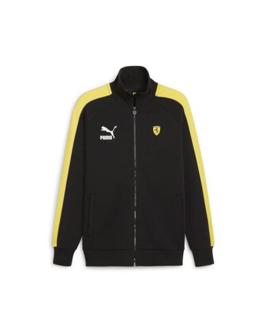 PUMA Scuderia Ferrari Race Iconic T7 Motorsport Jacket in Black for Men ...