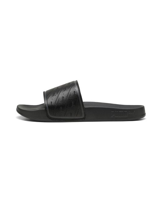 PUMA Black Leadcat 2.0 Clean Cat Slides