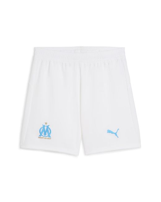 PUMA White Olympique De Marseille 25/26 Shorts Teenager, Kleidung, /Azure
