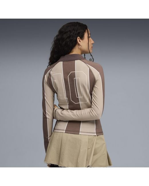 PUMA X Kidsuper Shirt Met Lange Mouwen Voor Maat in het Natural