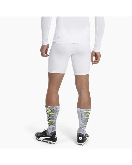 PUMA White Liga Baselayer Short Tights for men