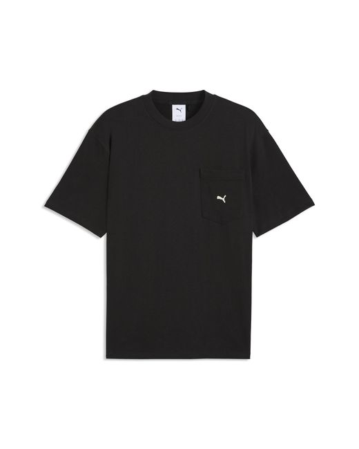 PUMA Black Select Essentials Pocket T-Shirt for men