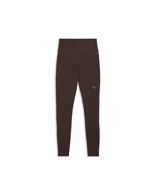 PUMA Brown Cloudspun Ultra Soft High-Waist, Full Length Training Tights
