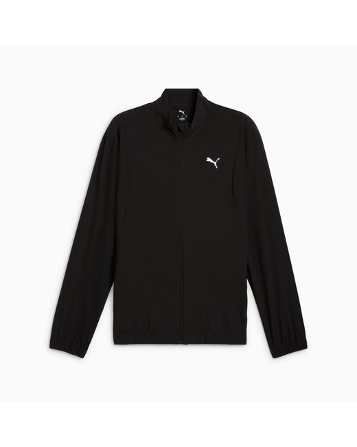 PUMA Black Velocity Woven Running Jacket for men