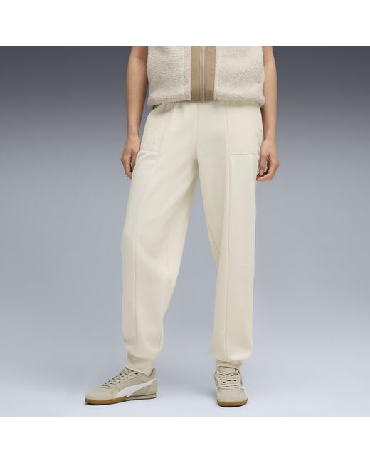 PUMA Her Joggingbroek Met Hoge Taille Voor Maat in het Natural