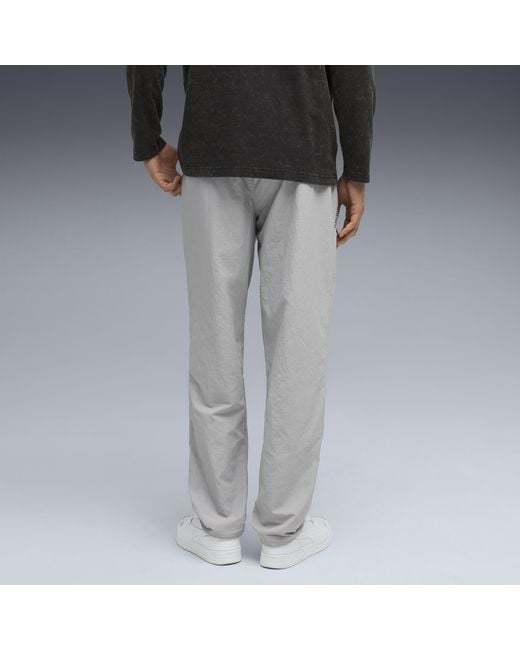 PUMA Gray Tech Woven Cargo Pants for men
