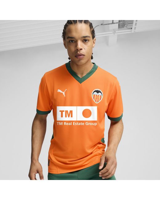 PUMA Valencia CF 24/25 Ausweichtrikot in Orange für Herren