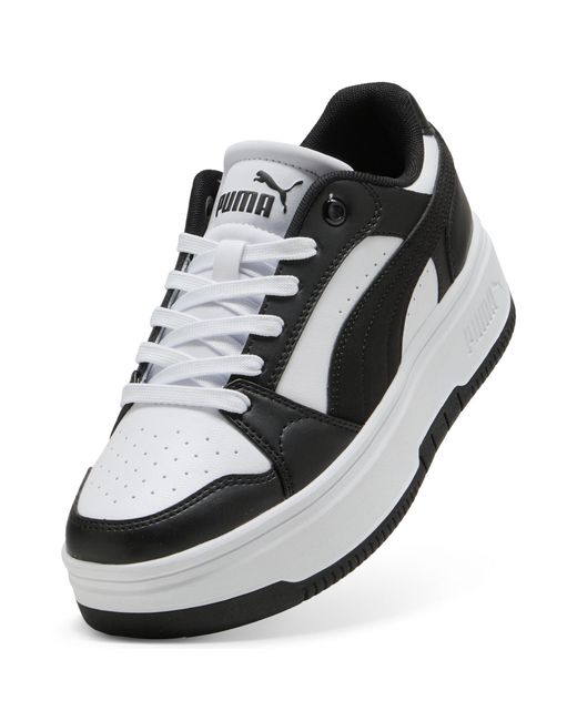 PUMA White Rebound Femme Low Sneakers