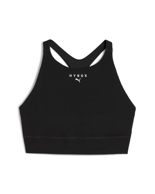 PUMA Black X Hyrox Shapeluxe High Neck Bra