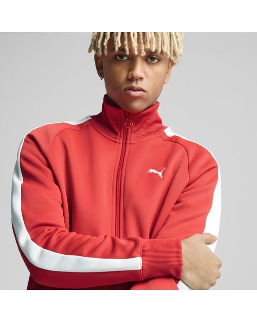 PUMA T7 ALWAYS ON Trainingsjacke in Red für Herren