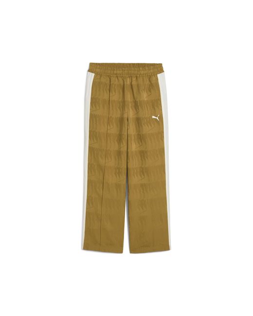 PUMA The Neverworn Vi T7 Trainingshose Herren, Kleidung, Honey Butter/Aop in Green für Herren