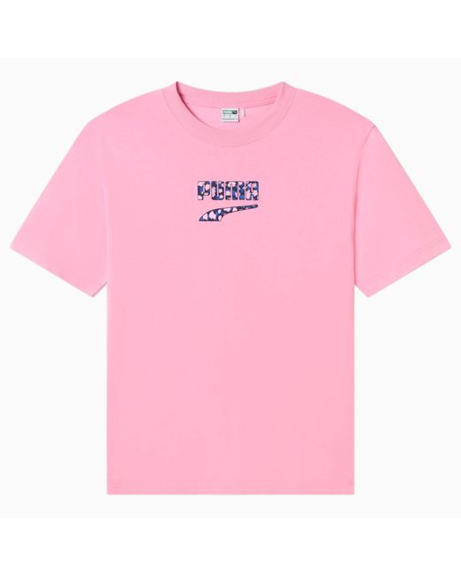 T-Shirt Downtown Da Donna, /Altro di PUMA in Pink