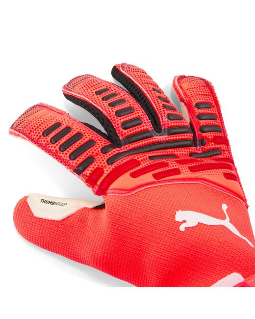 PUMA Red Future Pro Hybrid Goalkeeper Gloves