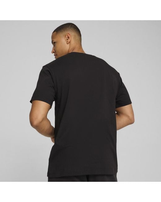 PUMA Black Essentials Elevated T-Shirt