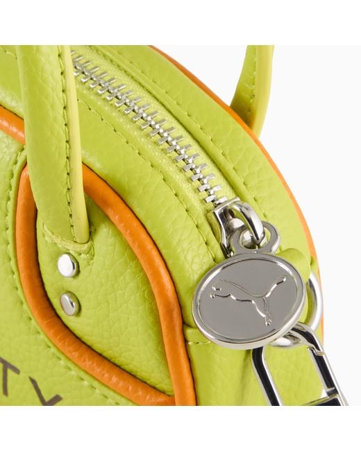 PUMA Yellow Fenty X 0.2L Pocket Bag, Lime Sheen/Pumpkin Pie
