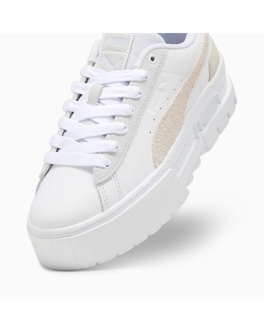 PUMA White Mayze Mix Sneakers Schuhe