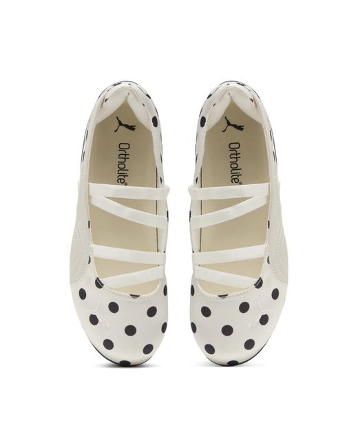 PUMA White Speedcat Ballet Polka Dot Ii Sneakers