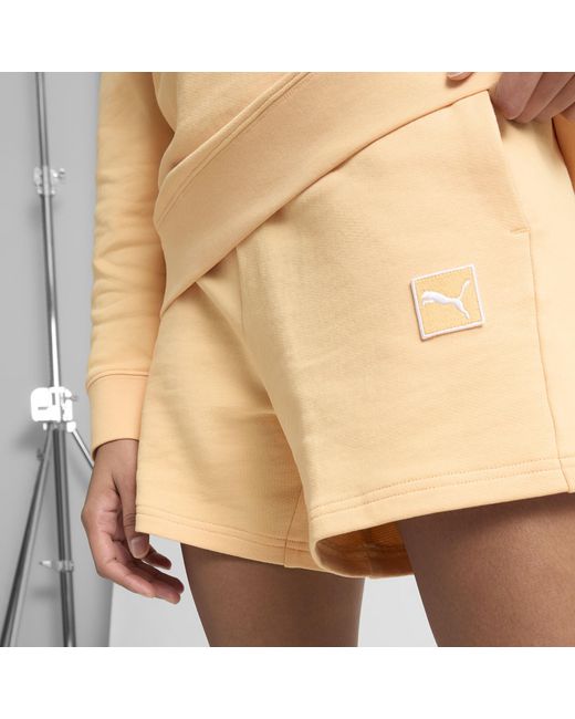 PUMA Natural Elevated Essentials 5" Mid-Rise Shorts