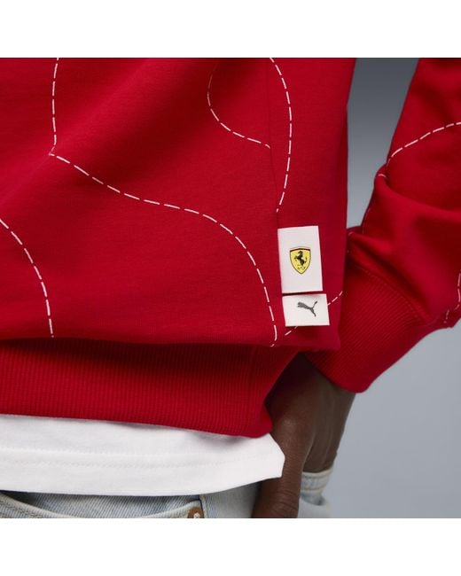 Sudadera Con Capucha Scuderia Ferrari Hp Monza Para Hombre, Ropa, Rosso Corsa PUMA de hombre de color Red