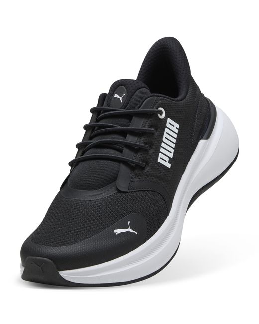 PUMA Black Softride Exo Shift Sneakers for men
