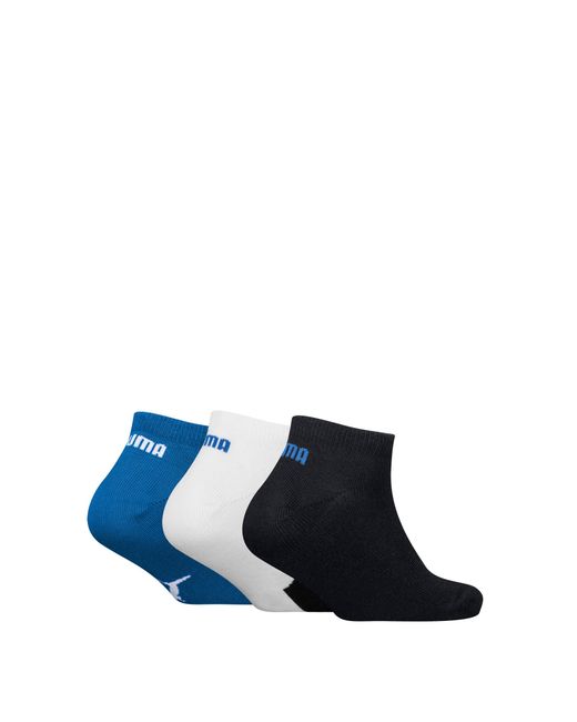 PUMA Pink Sneaker Socks Youth (3-Pack)