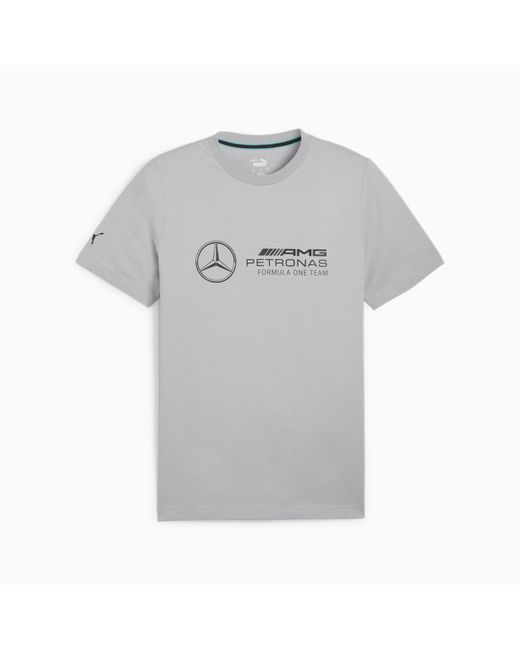 PUMA Mercedes Amg Petronas Motorsport Ess Logo T-shirt in het Gray voor heren