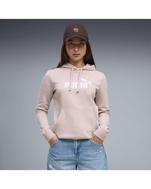 PUMA Pink Ess No. 1 Logo Hoodie