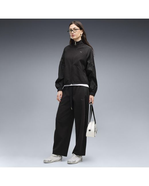 PUMA Black Her Relaxed Barrel Leg Pants