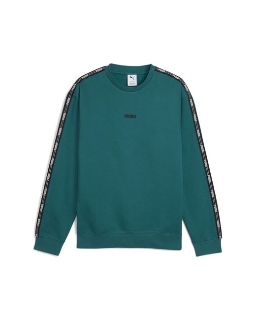 Sweat-shirt Ras Du Cou En Polaire Tape S PUMA pour homme en coloris Green