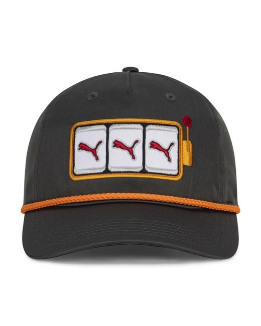 PUMA Black Jumpcat Slots Adjustable Cap