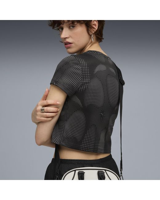 PUMA Dare To Baby-T-Shirt Met All-Over-Print Voor Maat in het Gray